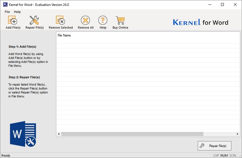 Open Kernel for Word Recovery Software for .doc/.docx file repair