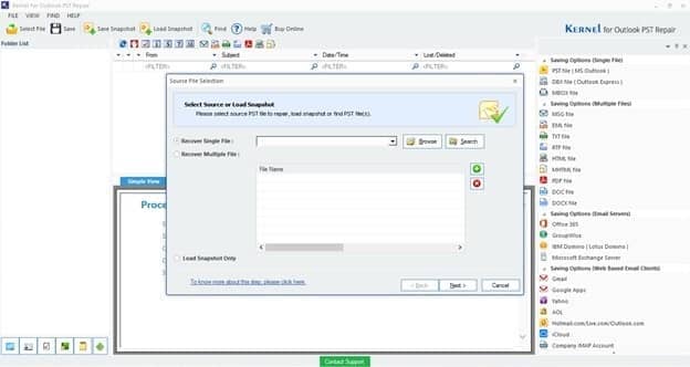 Outlook PST Repair software