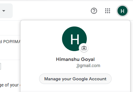 Click on Manage my Accounts