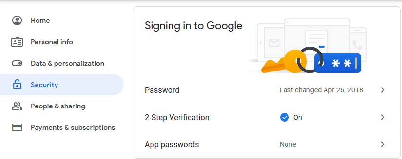 Sign in to your Gmail account