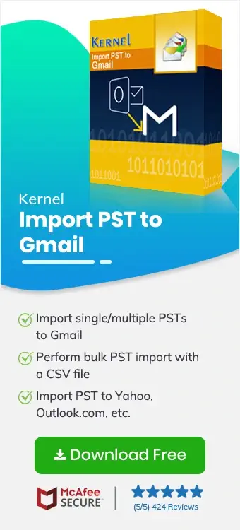Import PST to Gmail