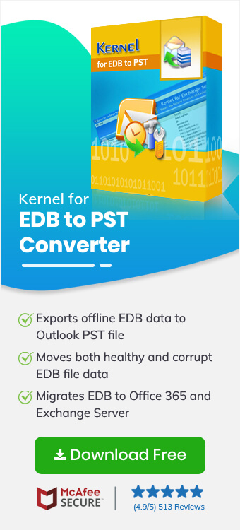 Kernel for EDB to PST
