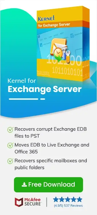 Exchange recovery