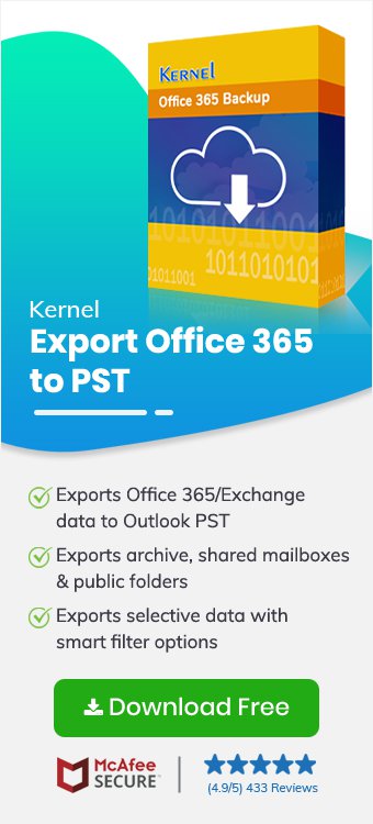 Kernel Office 365 Backup
