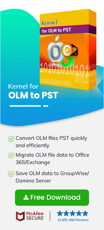 Kernel for OLM to PST Converter