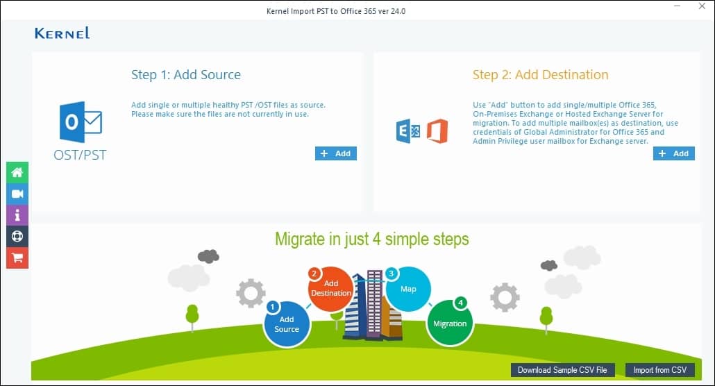 Install and launch the tool