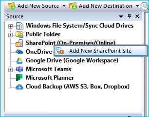 Add New SharePoint Site