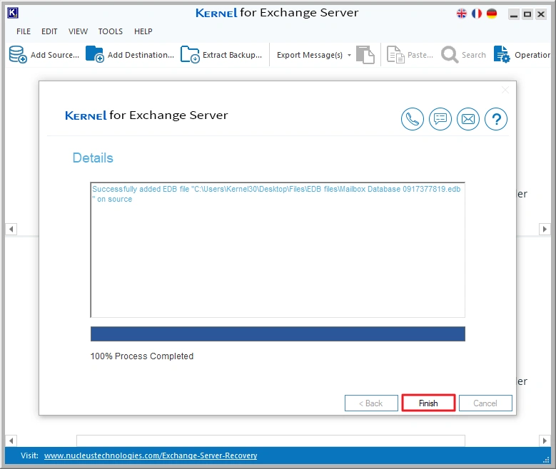 edb loaded successfully
