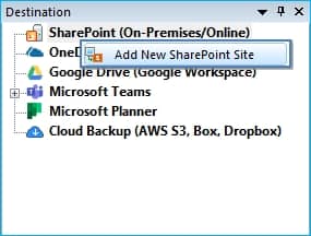 Add New SharePoint Site