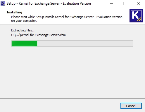 Installation begins