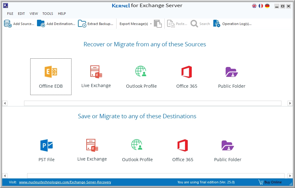 Kernel for Exchange Server