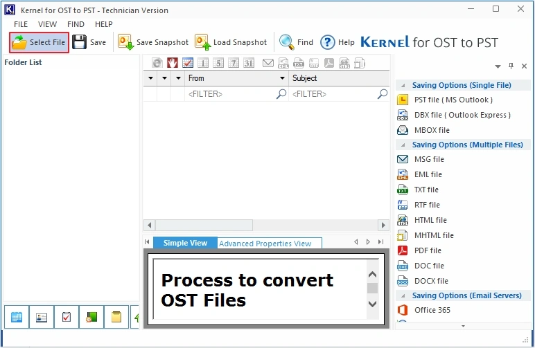 Download Kernel OST to PST Converter