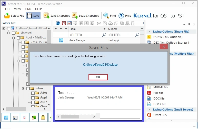 OST file to MBOX Conversion