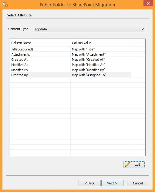 Click on Browse to provide the path of SharePoint destination