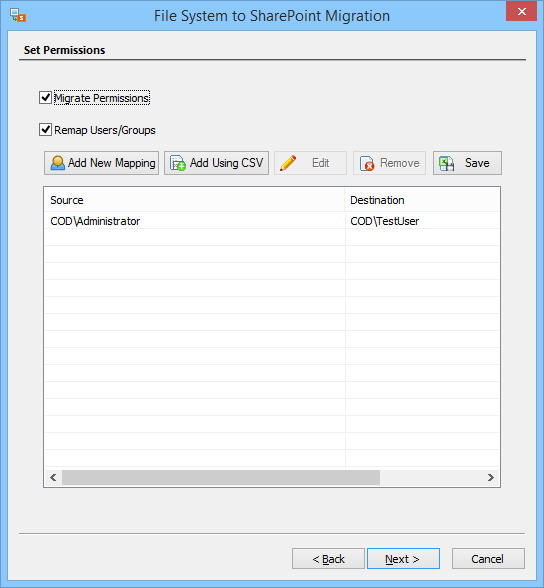 migrate from the local system to MS Teams