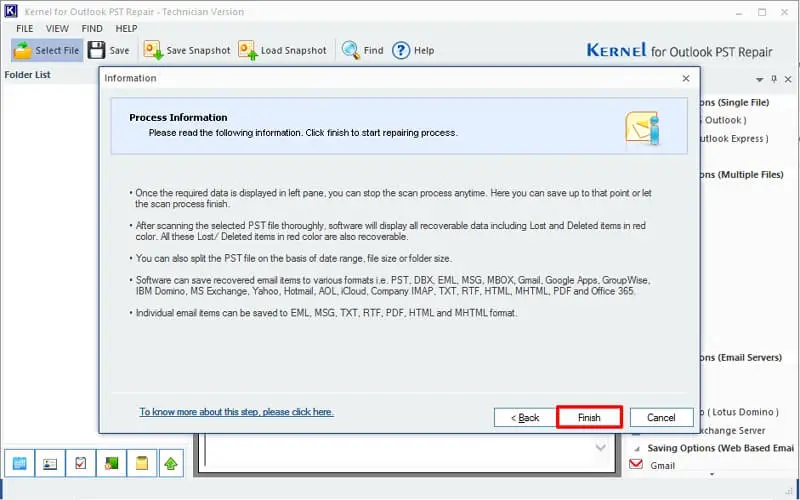 Read the Process Information