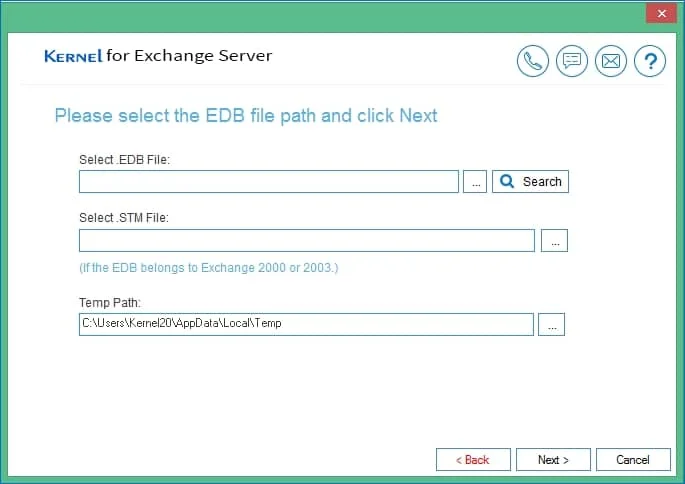 select edb file type