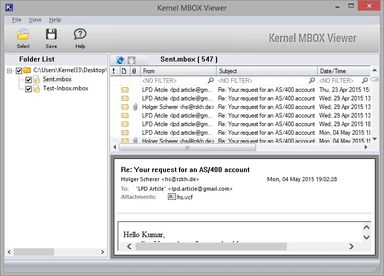 view google takeout mbox files