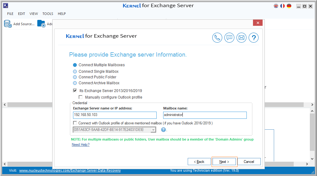 Connect Multiple Mailboxes