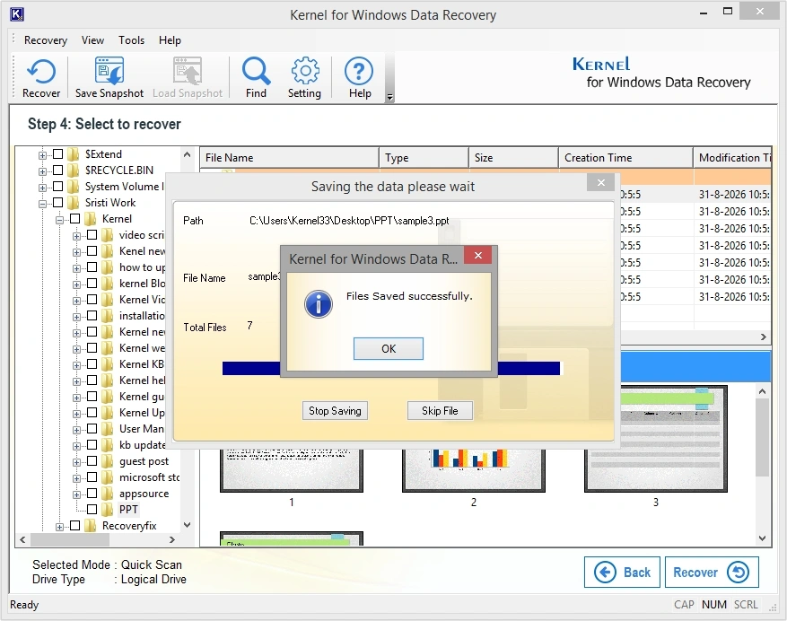 deleted ppt files recovered