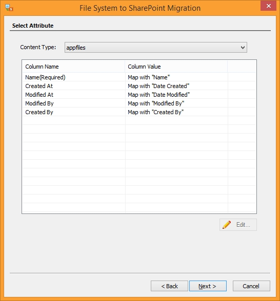 Now select attributes to proceed then click next