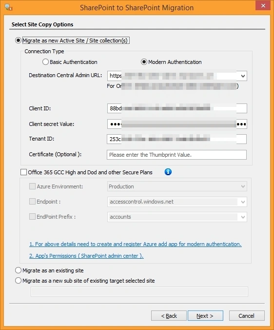 select migration