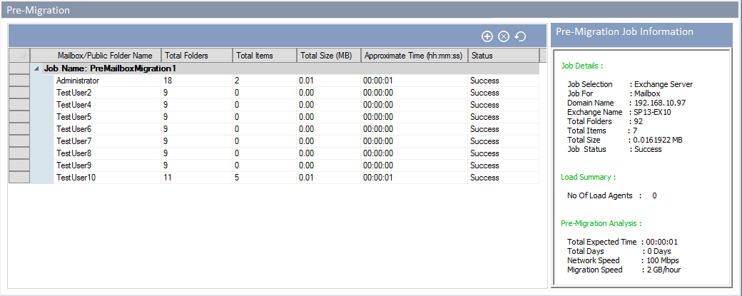 Pre-Migration Analyzer report