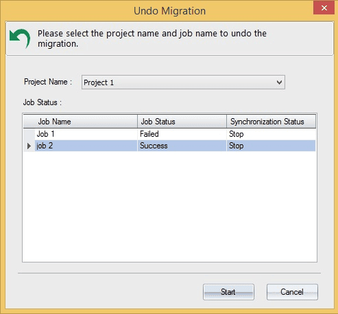 migration job completes