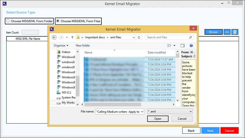 add files or folders