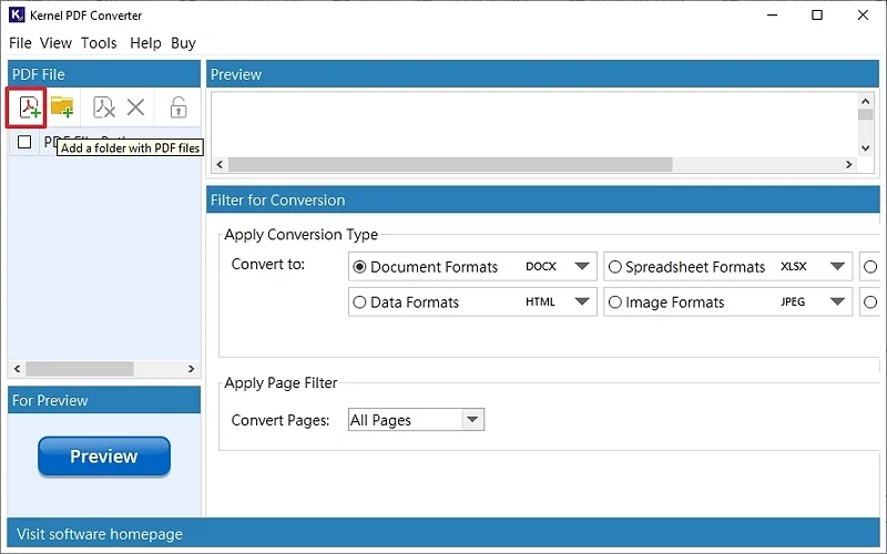 add pdf file to convert pdf to gif
