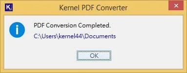 process is completed