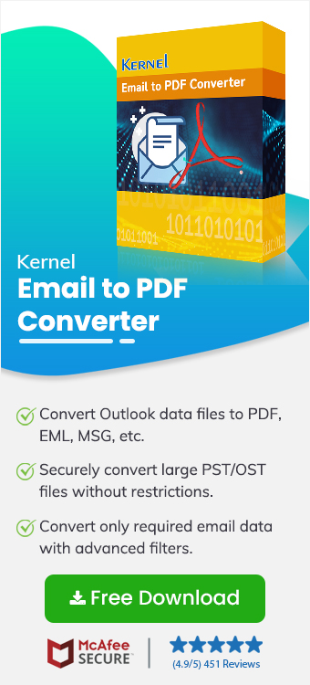 Kernel Email to PDF Converter 