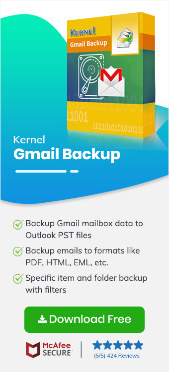 Kernel Gmail Backup