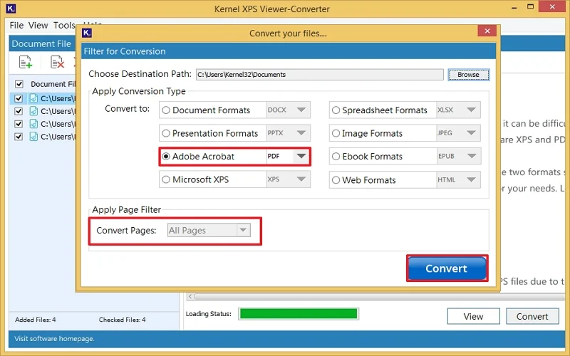 choose pdf from adobe acrobat 