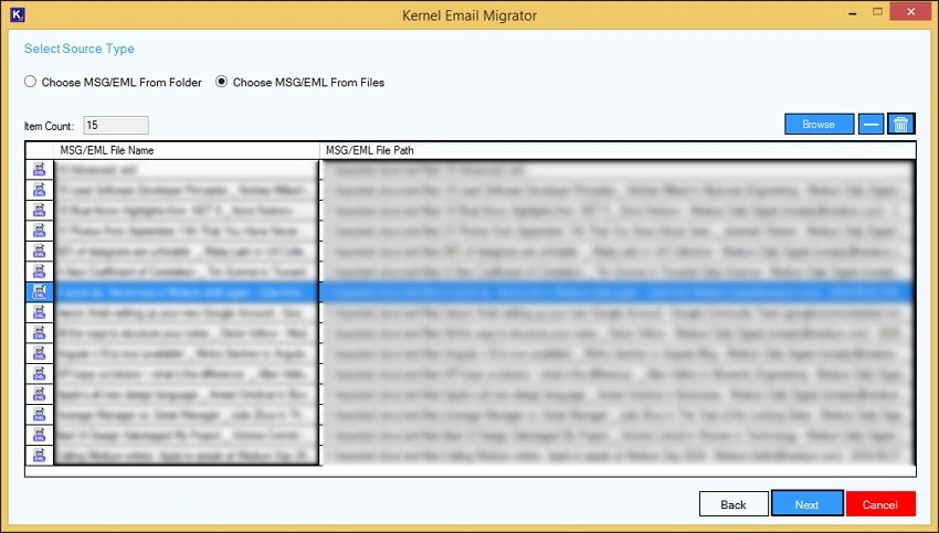 import eml to office 365