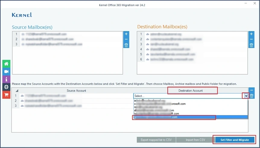 migrate archive emails
