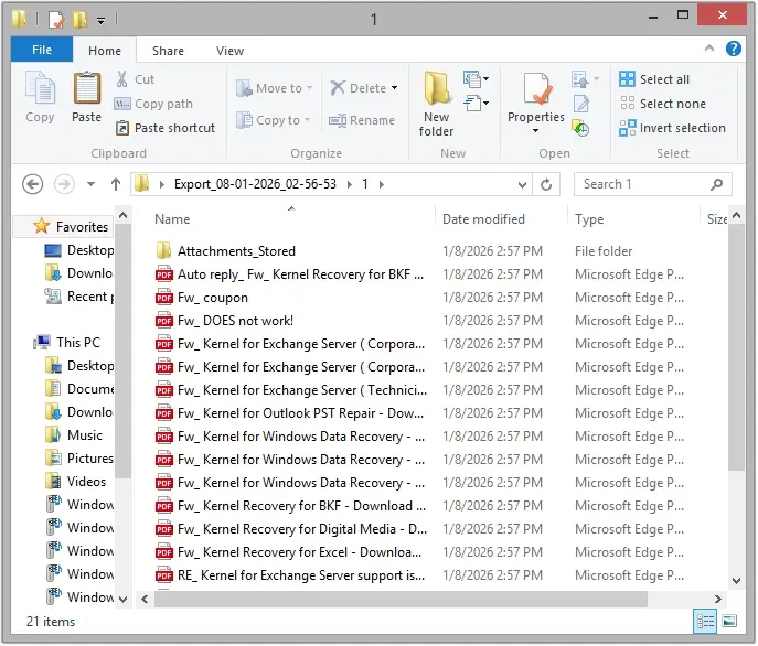 Now view the converted data