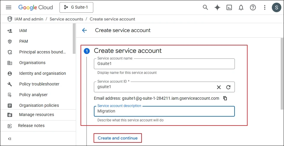 provide access on the 2nd step